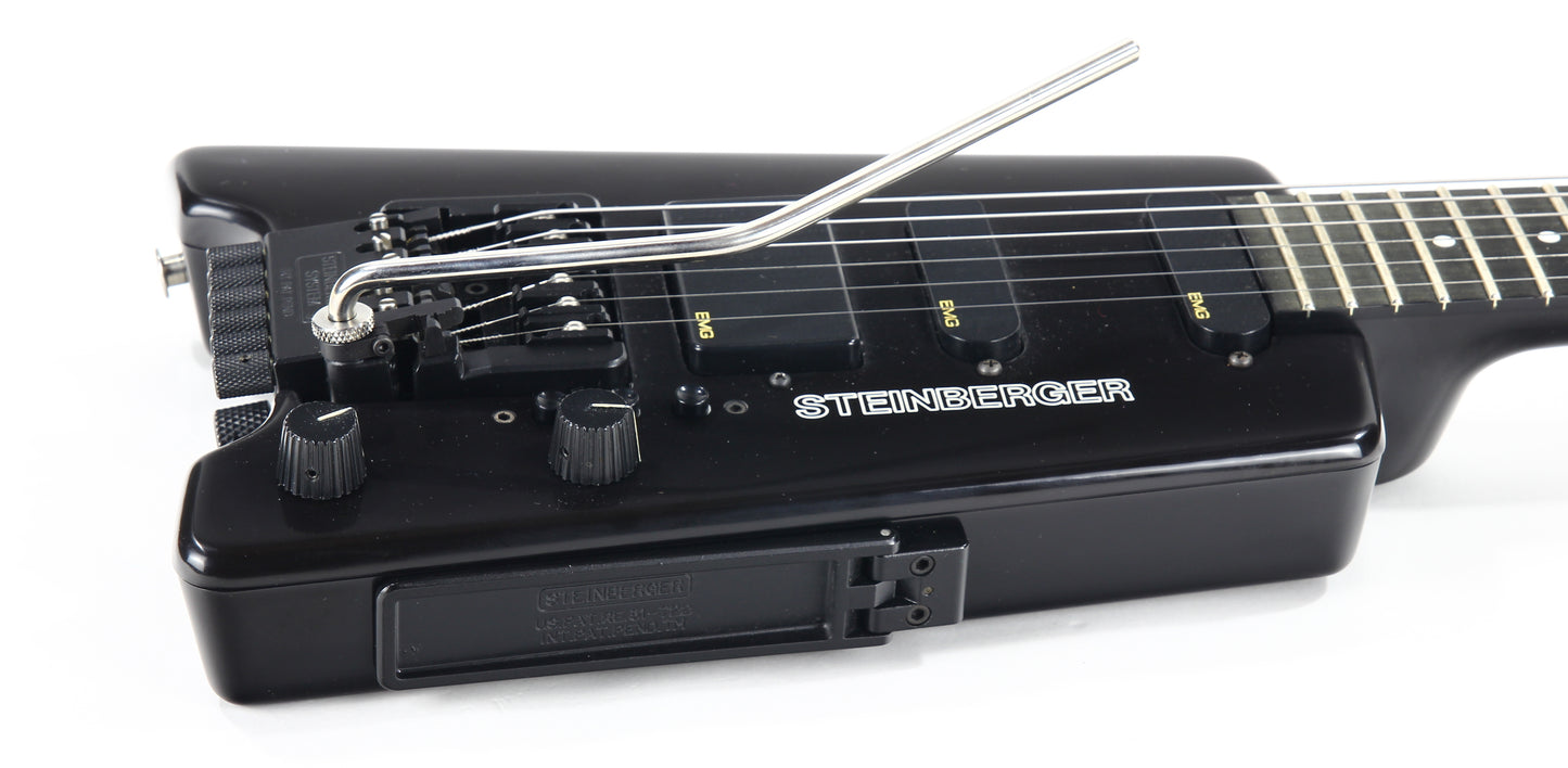 MINTY! 1987 Steinberger USA GL4T Black - TransTrem, GL4-T, RARE ONE OWNER! Vintage Headless, HSS gl4ta gl