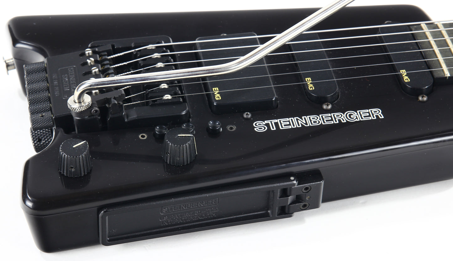 MINTY! 1987 Steinberger USA GL4T Black - TransTrem, GL4-T, RARE ONE OWNER! Vintage Headless, HSS gl4ta gl
