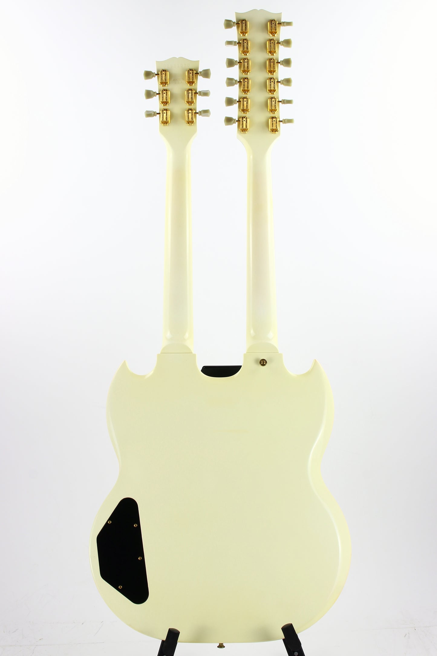 CLEAN 2001 Gibson EDS-1275 Double neck SG Alpine White 6/12 - Don Felder Alex Lifeson Jimmy Page Vibes