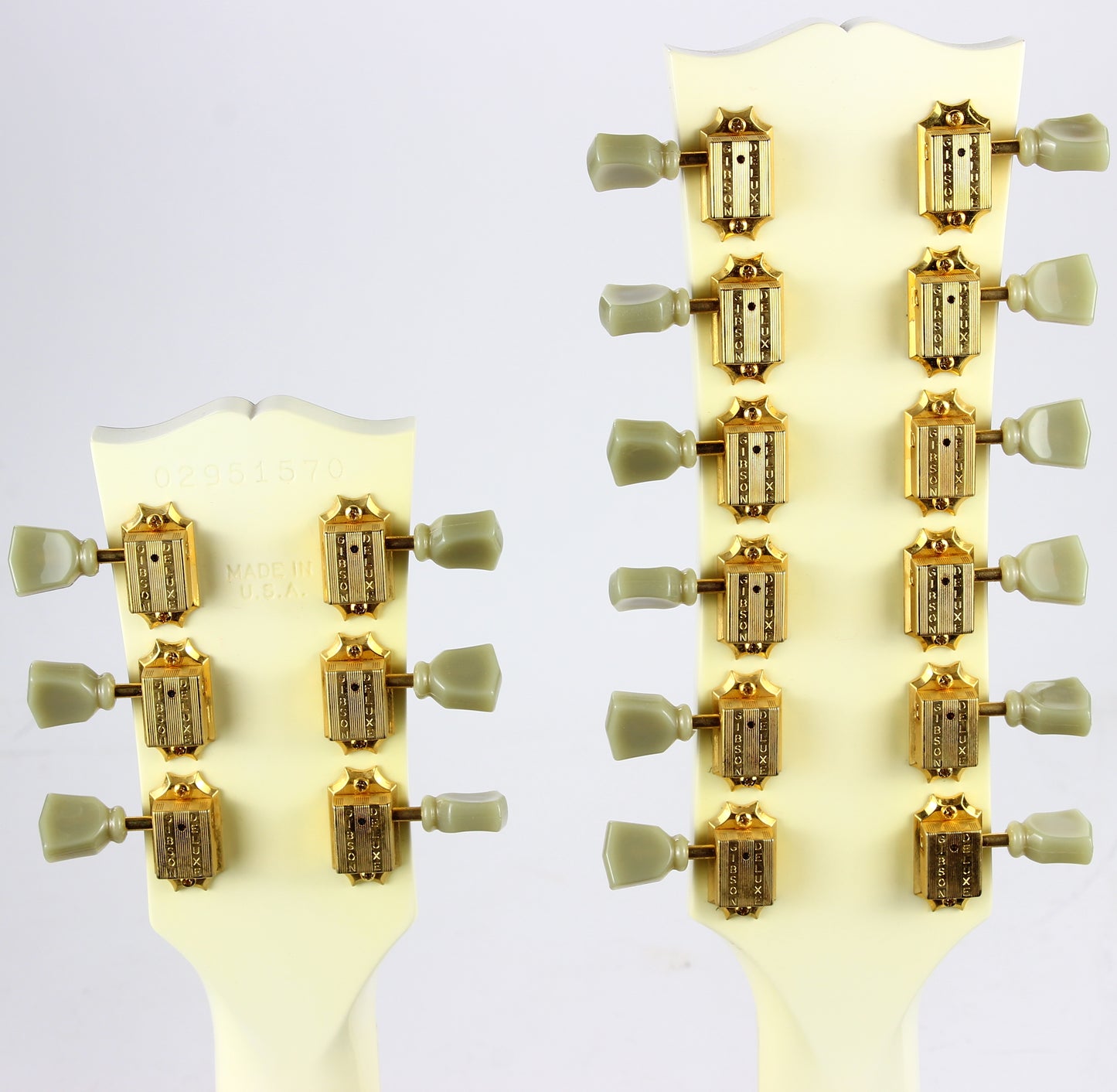 CLEAN 2001 Gibson EDS-1275 Double neck SG Alpine White 6/12 - Don Felder Alex Lifeson Jimmy Page Vibes