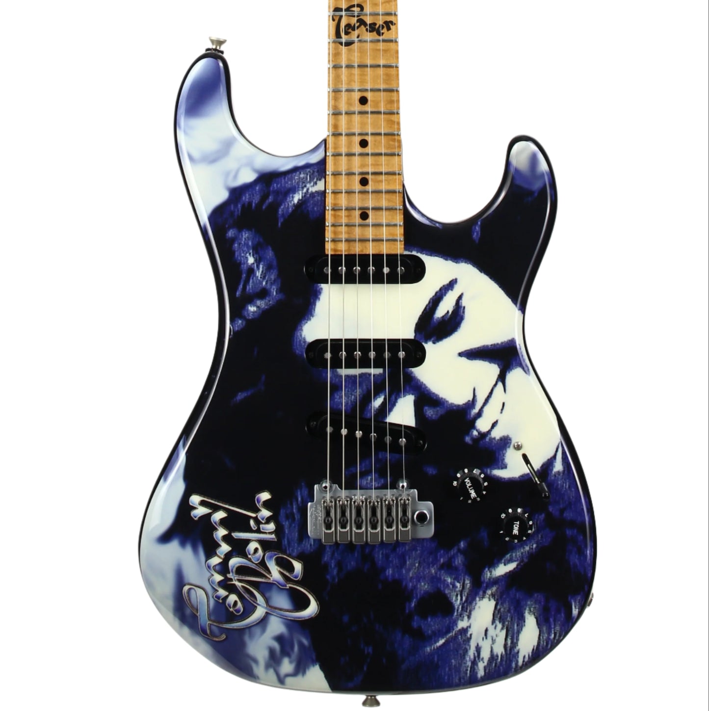 Dean USA 2008 Tommy Bolin Tribute Teaser Strat Guitar | Amazing Flame Neck