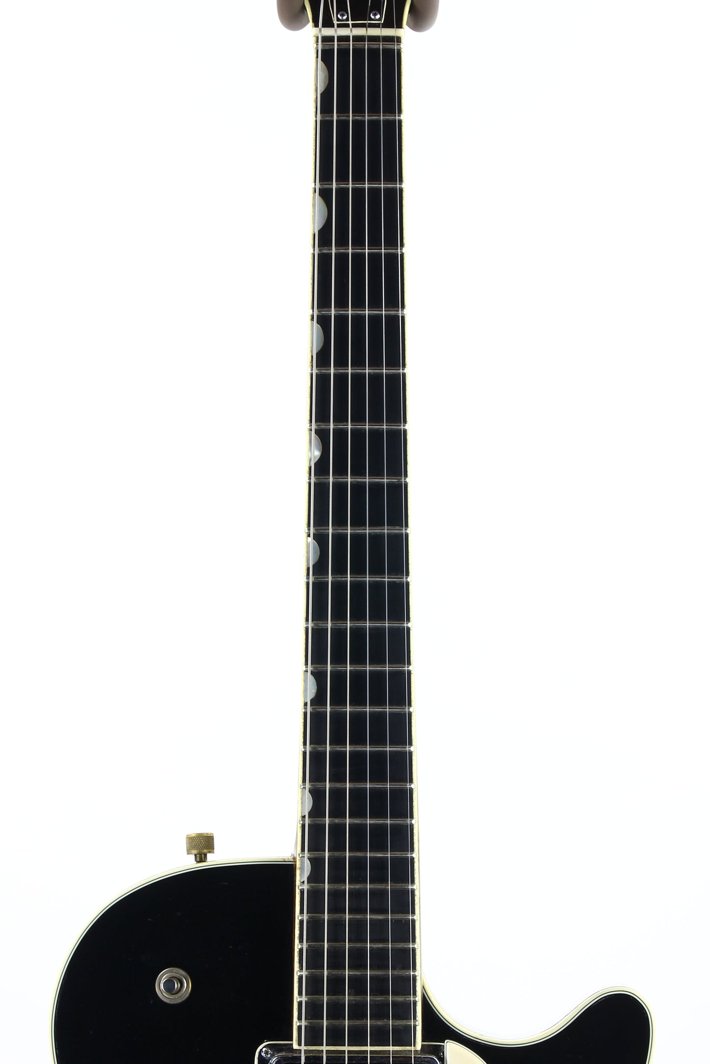 1955 Gretsch Duo Jet Black Vintage Electric Guitar w/ Tweed Case - Original Black Nitron Drum Wrap Top!