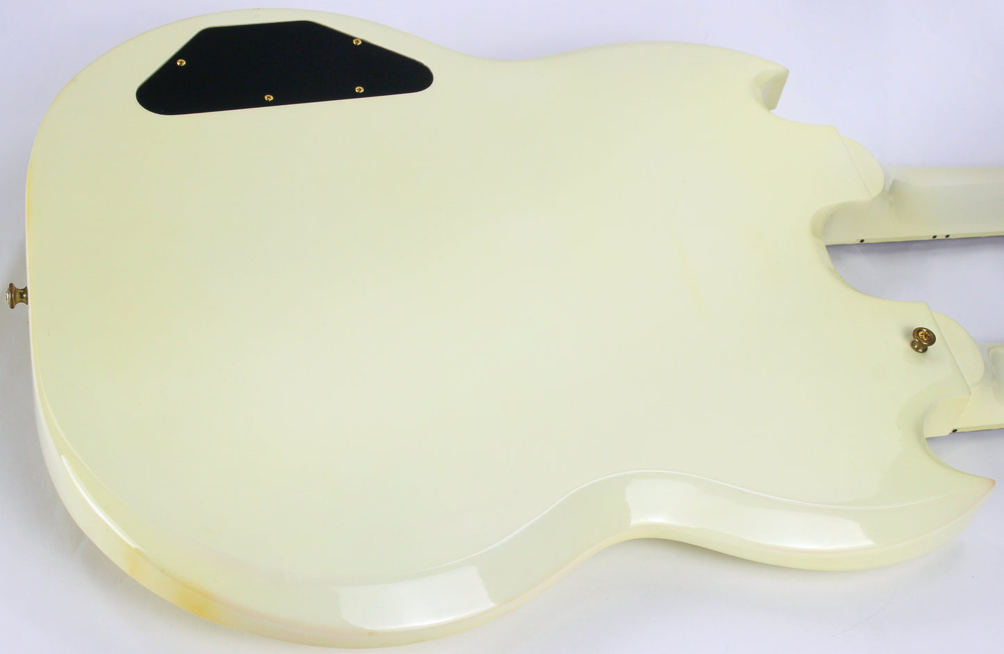 CLEAN 2001 Gibson EDS-1275 Double neck SG Alpine White 6/12 - Don Felder Alex Lifeson Jimmy Page Vibes