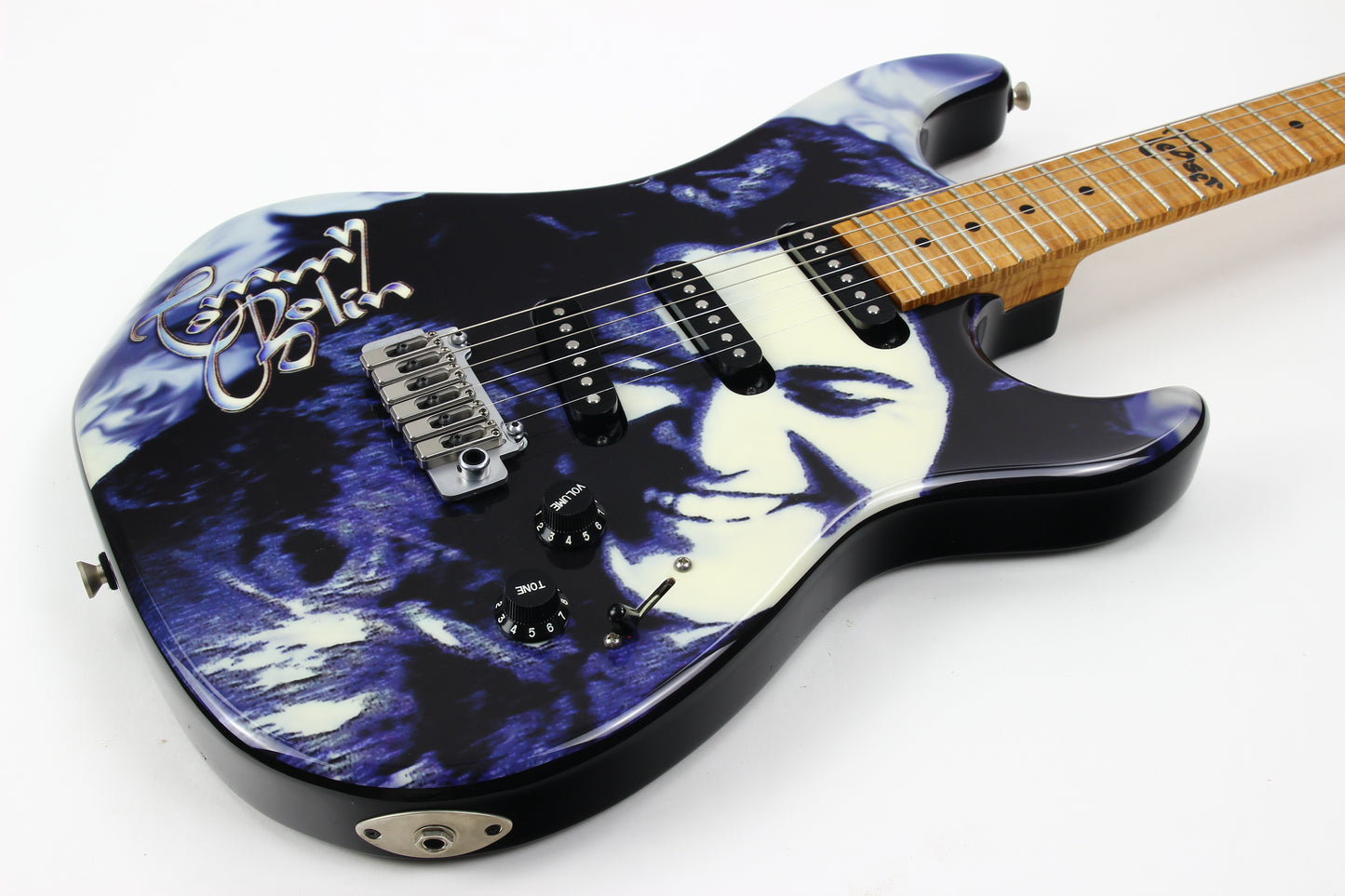 Dean USA 2008 Tommy Bolin Tribute Teaser Strat Guitar | Amazing Flame Neck