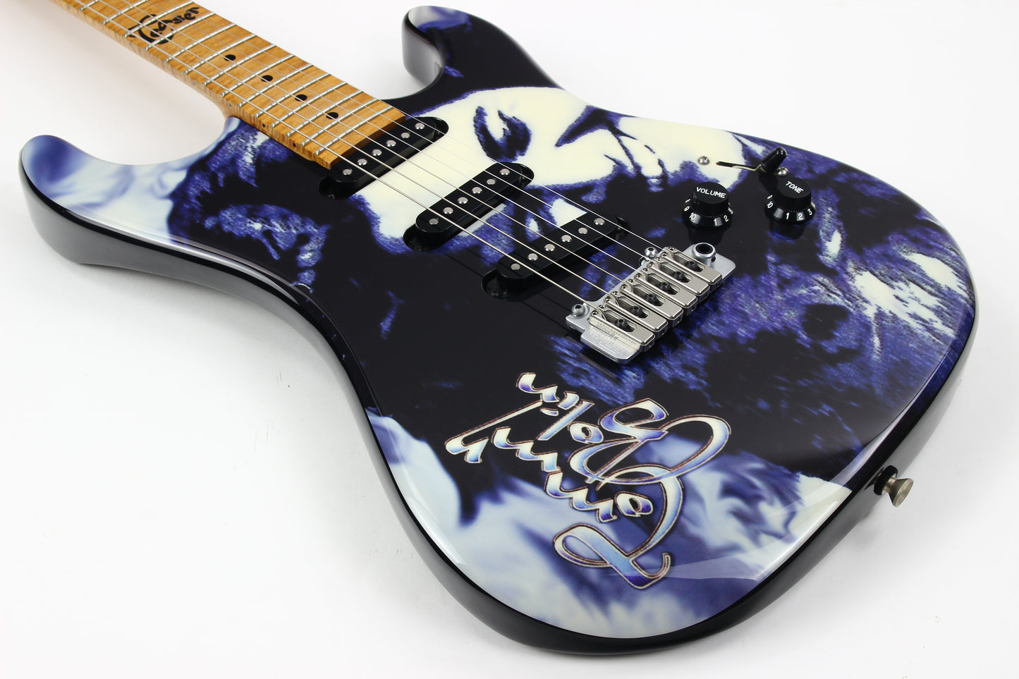 Dean USA 2008 Tommy Bolin Tribute Teaser Strat Guitar | Amazing Flame Neck
