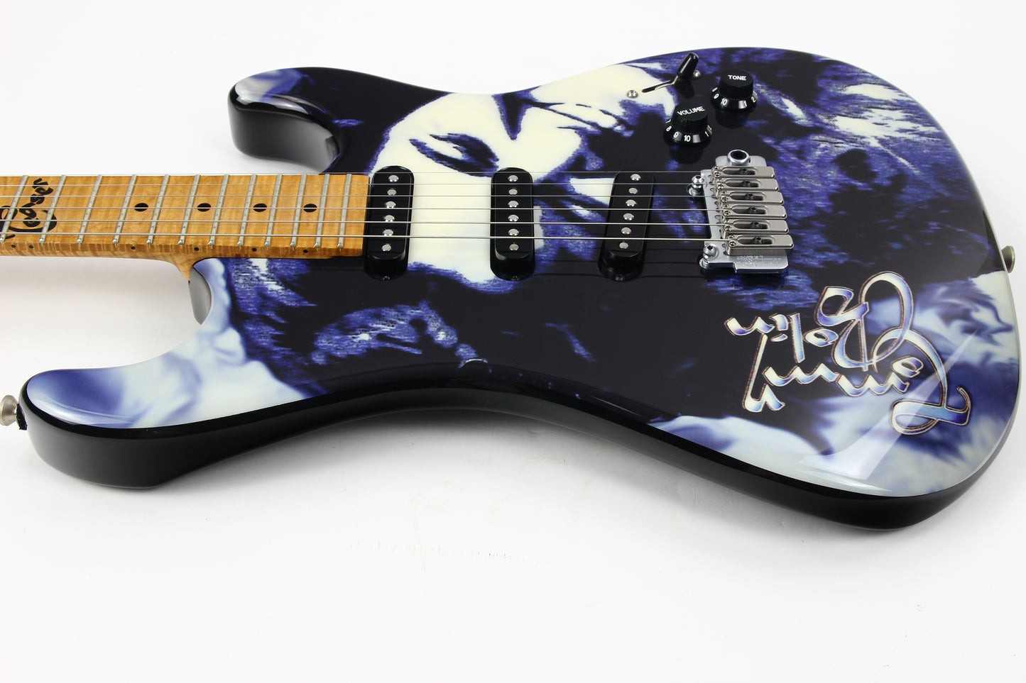 Dean USA 2008 Tommy Bolin Tribute Teaser Strat Guitar | Amazing Flame Neck