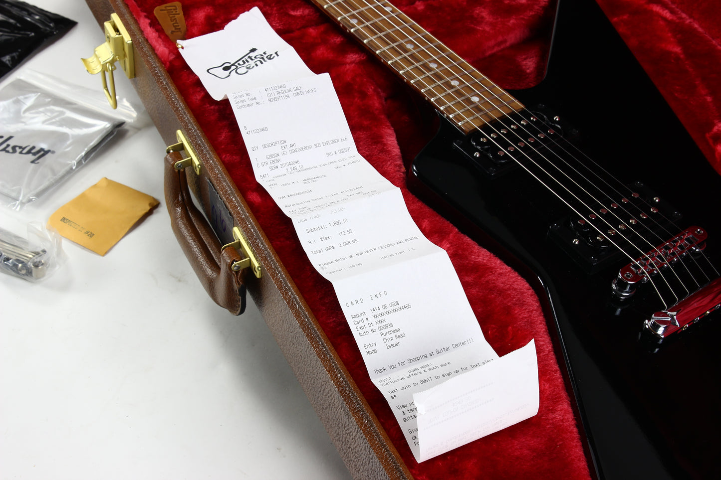 2024 Gibson USA '80s Explorer Ebony Black