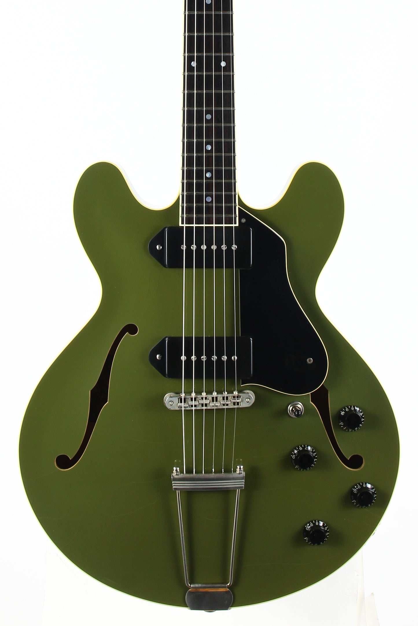 2024 Collings I-30 LC Olive Drab Green AGED Dual THROBAK Dog Ear P-90's