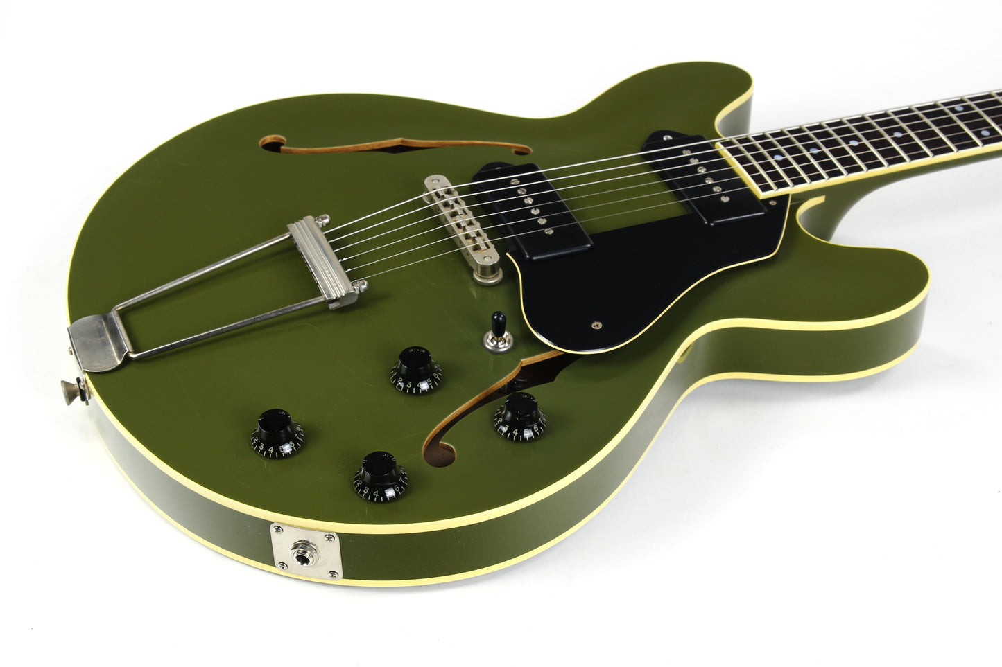 2024 Collings I-30 LC Olive Drab Green AGED Dual THROBAK Dog Ear P-90's