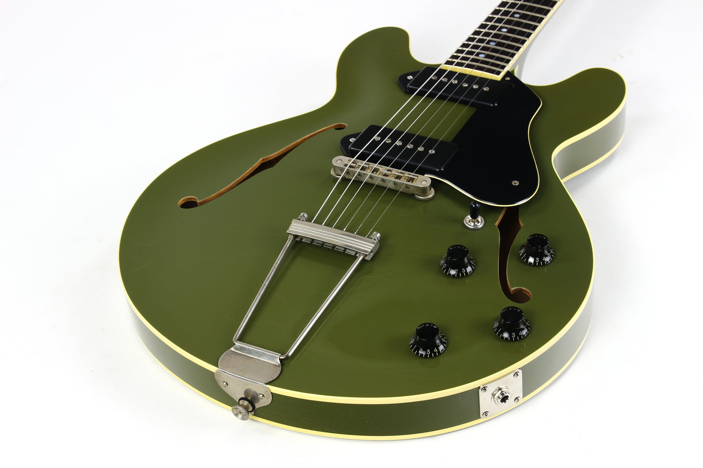2024 Collings I-30 LC Olive Drab Green AGED Dual THROBAK Dog Ear P-90's