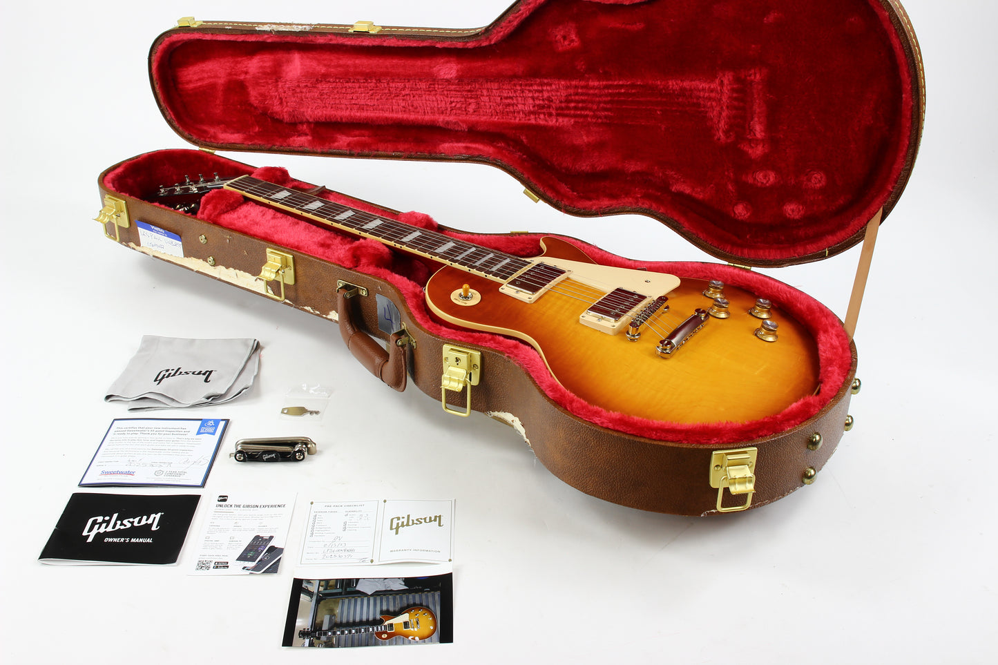 Gibson USA '60s Les Paul Standard 2023 Unburst Figured Top!