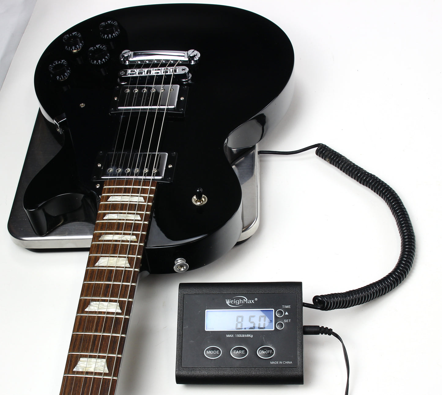Gibson USA Les Paul Studio Ebony Black Gloss Finish 2023 Electric Guitar
