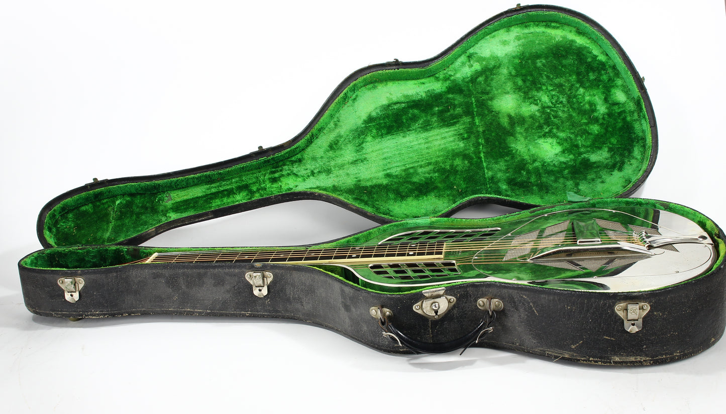 1931 National Style #1 Tri-Cone Square Neck - Prewar Resonator Guitar - Original Case, 0, o, 2, 3, vintage