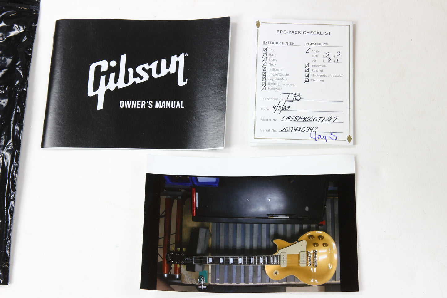 Gibson USA '50s Les Paul Standard 2023 P90 Goldtop Electric Guitar w Case