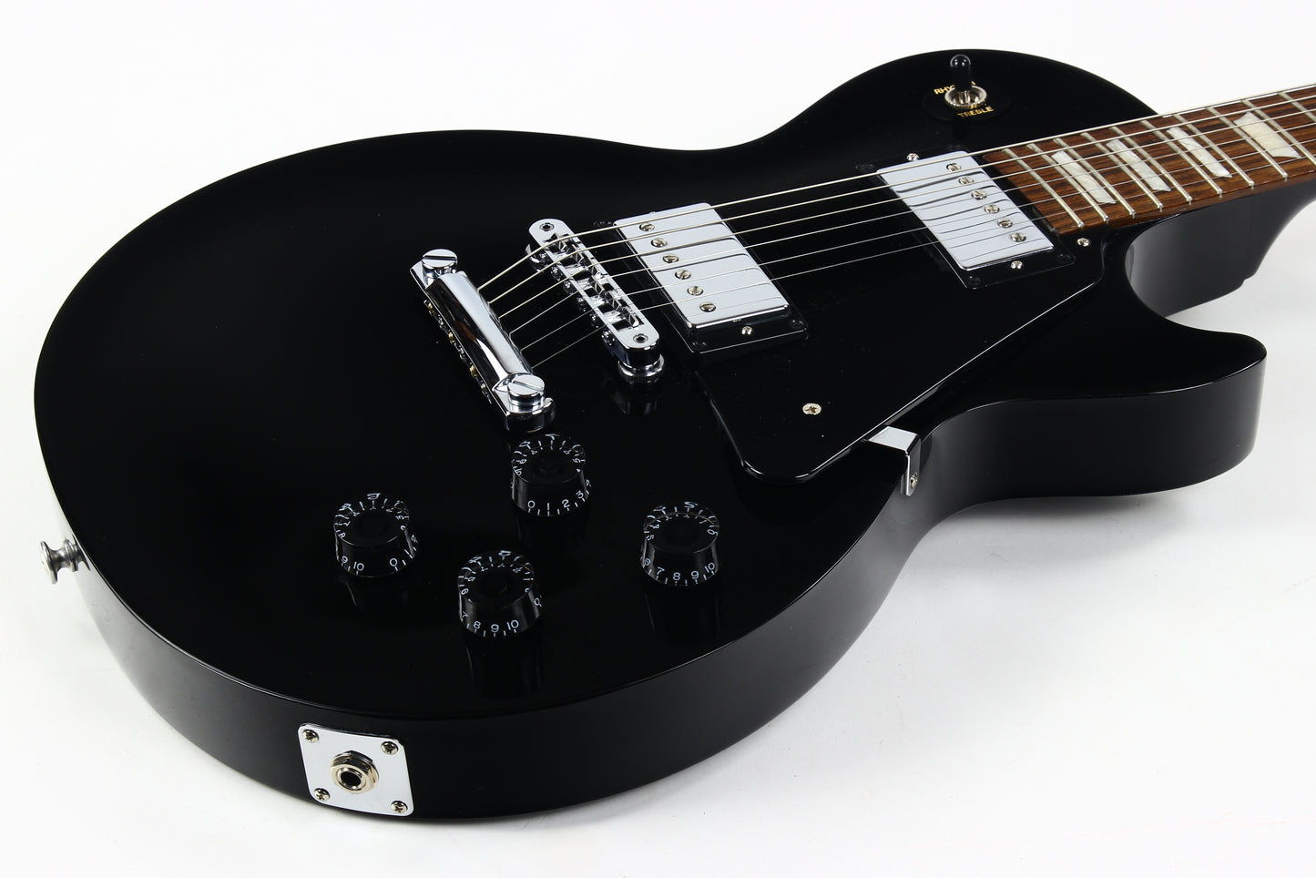 Gibson USA Les Paul Studio Ebony Black Gloss Finish 2023 Electric Guitar