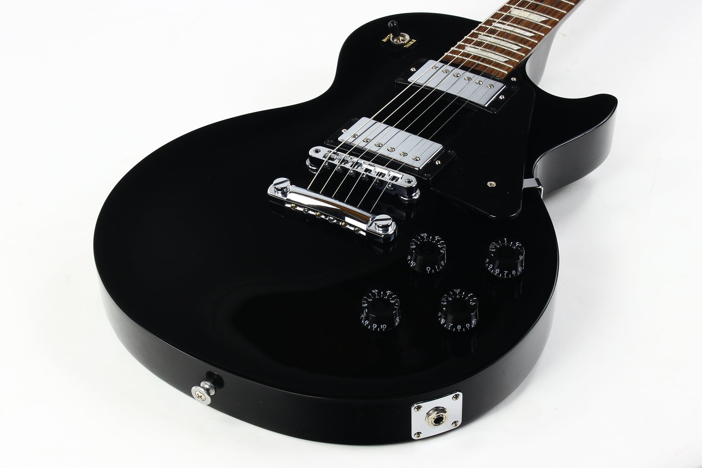 Gibson USA Les Paul Studio Ebony Black Gloss Finish 2023 Electric Guitar