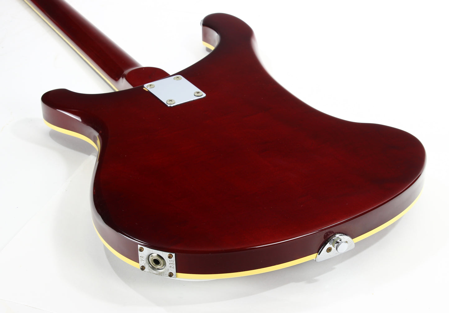 1982 Rickenbacker 481 Slant Fret BURGUNDYGLO - Clean, Original Case, Keys, 480 4001 6-String Guitar