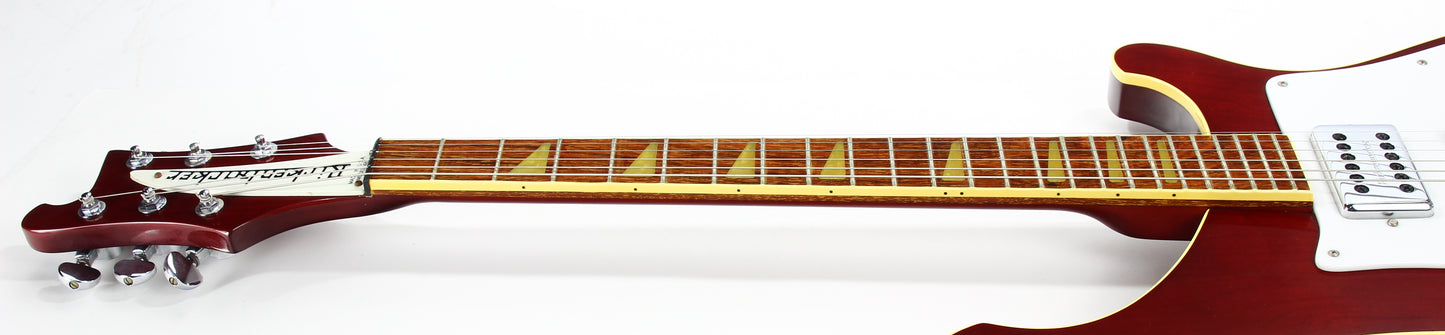 1982 Rickenbacker 481 Slant Fret BURGUNDYGLO - Clean, Original Case, Keys, 480 4001 6-String Guitar