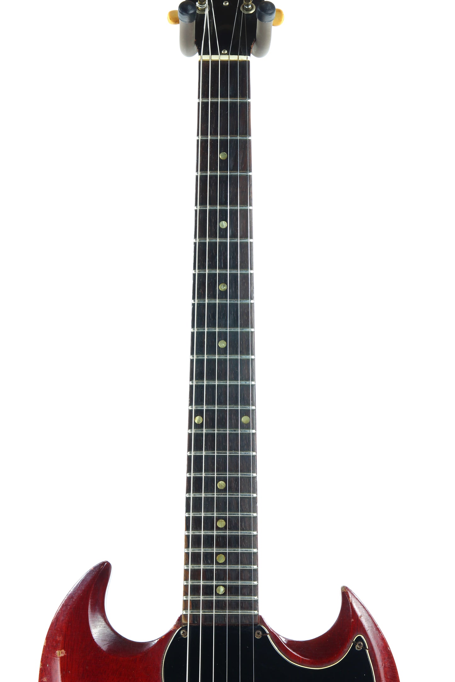 Early 1965 Gibson SG Jr. Junior WIDE NUT Cherry - No breaks, No refins, Original Hardshell Case! Les Paul 1964