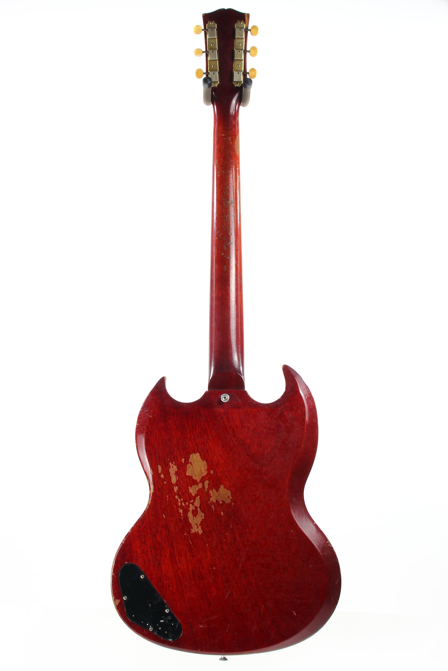Early 1965 Gibson SG Jr. Junior WIDE NUT Cherry - No breaks, No refins, Original Hardshell Case! Les Paul 1964