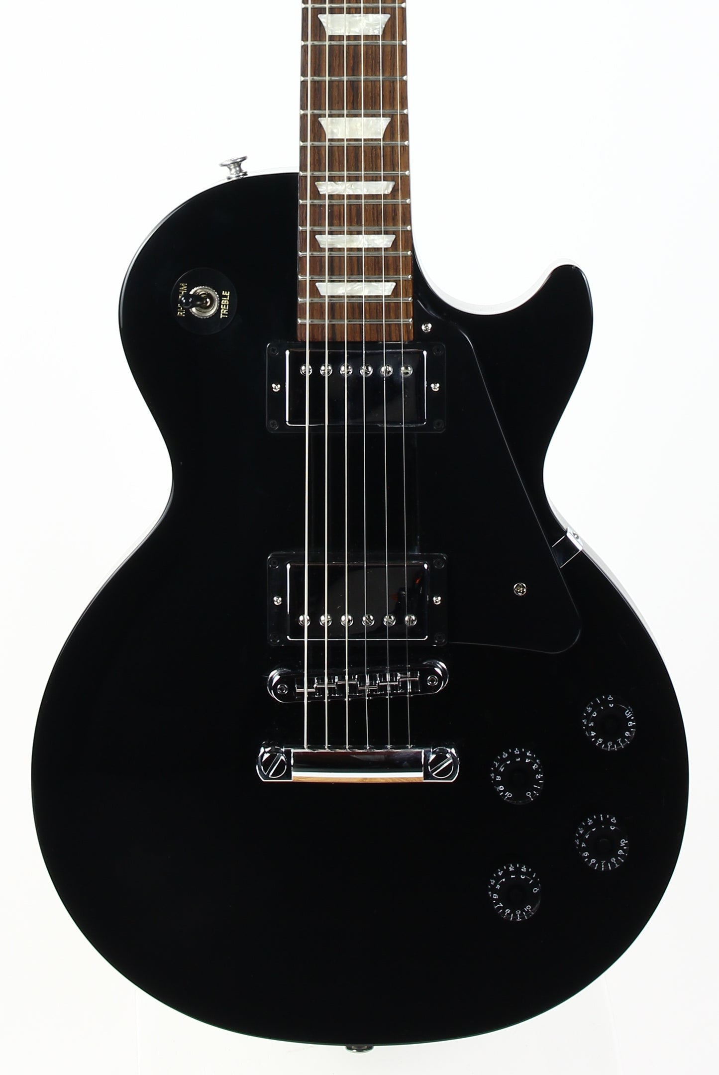 Gibson USA Les Paul Studio Ebony Black Gloss Finish 2023 Electric Guitar