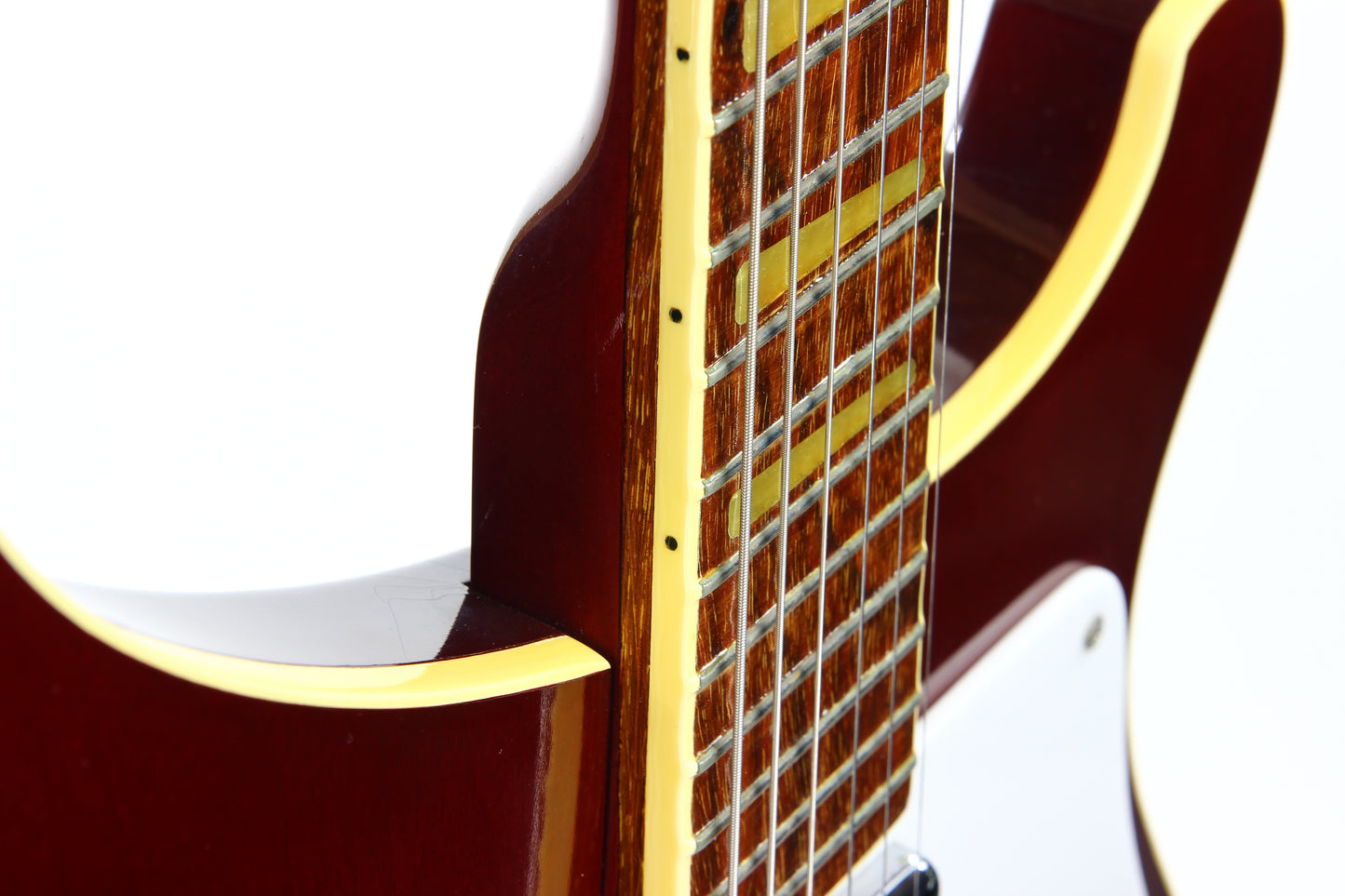 1982 Rickenbacker 481 Slant Fret BURGUNDYGLO - Clean, Original Case, Keys, 480 4001 6-String Guitar