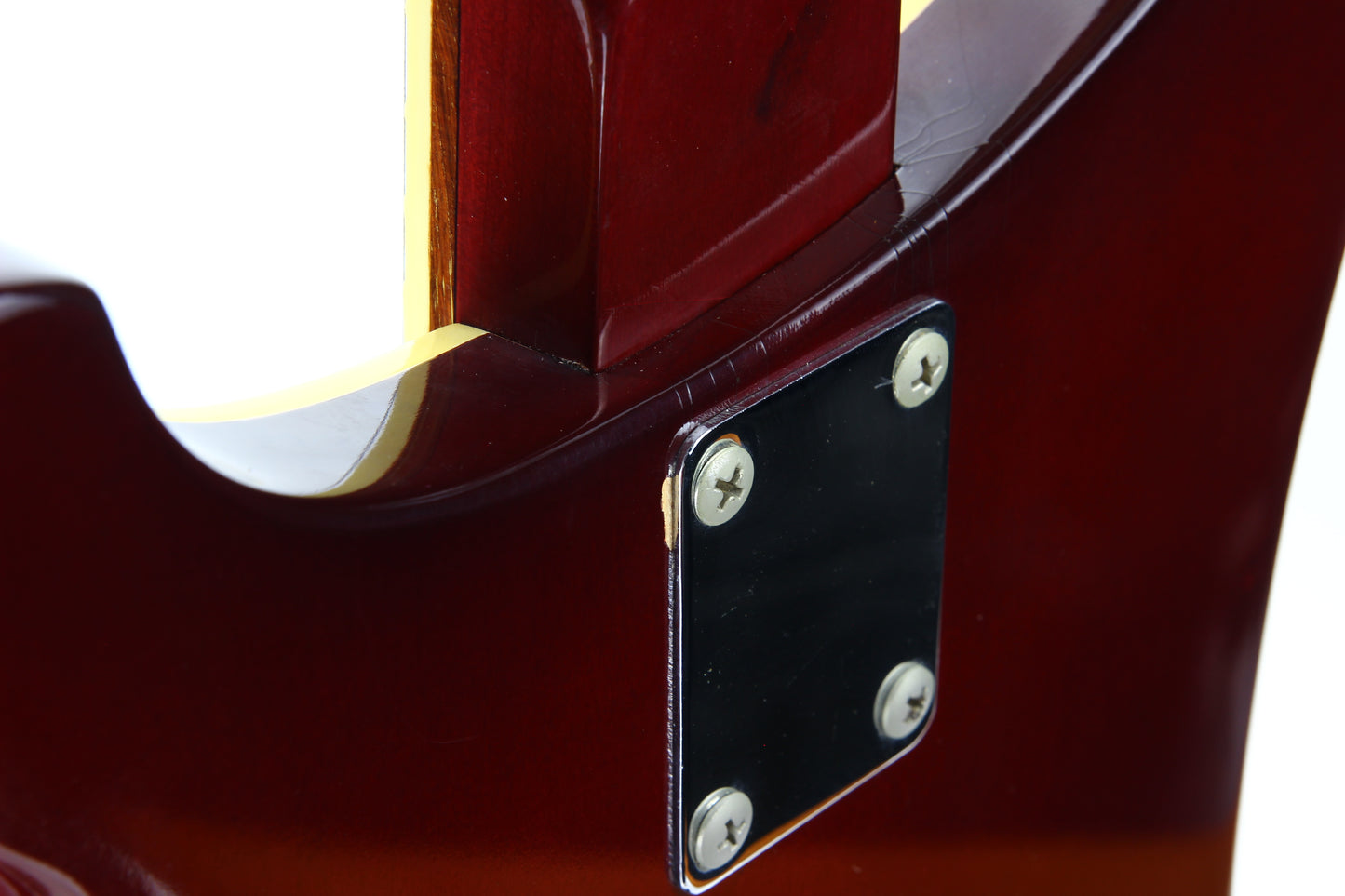 1982 Rickenbacker 481 Slant Fret BURGUNDYGLO - Clean, Original Case, Keys, 480 4001 6-String Guitar