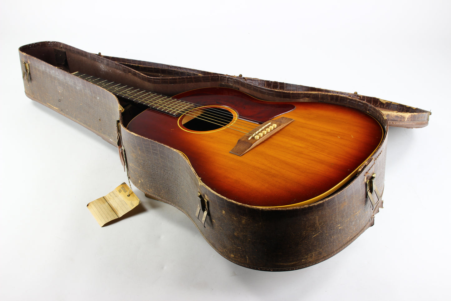 1965 Gibson LG-1 Sunburst WIDE NUT Small Body Guitar Project, Needs Reset!