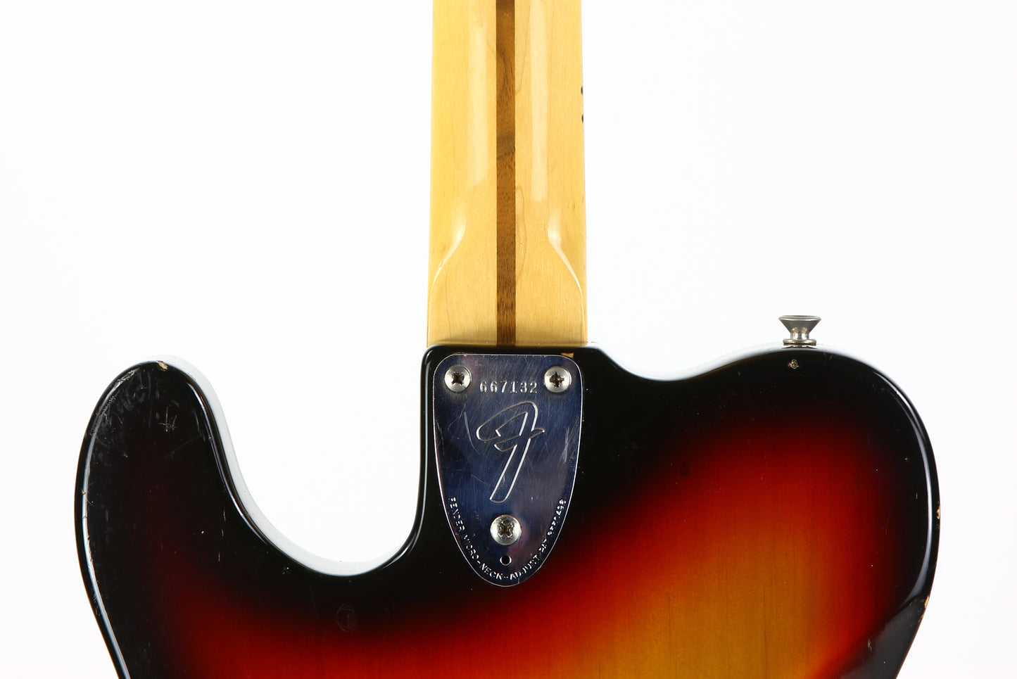 1975 Fender Telecaster Deluxe Sunburst Vintage Guitar Wide Range Humbuckers! NOT REISSUE!