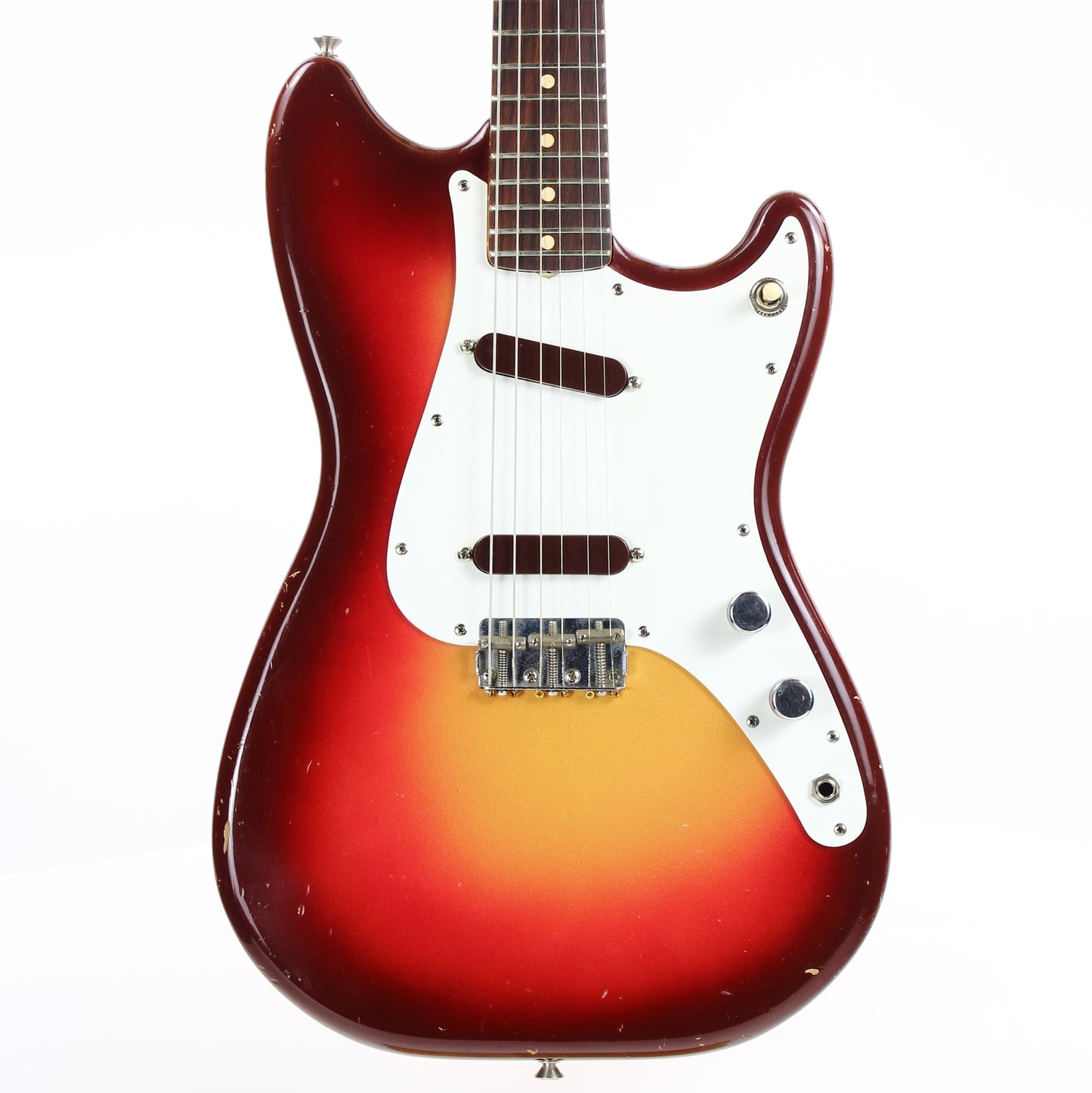 1960's Fender Duo-Sonic in Maroon Burst