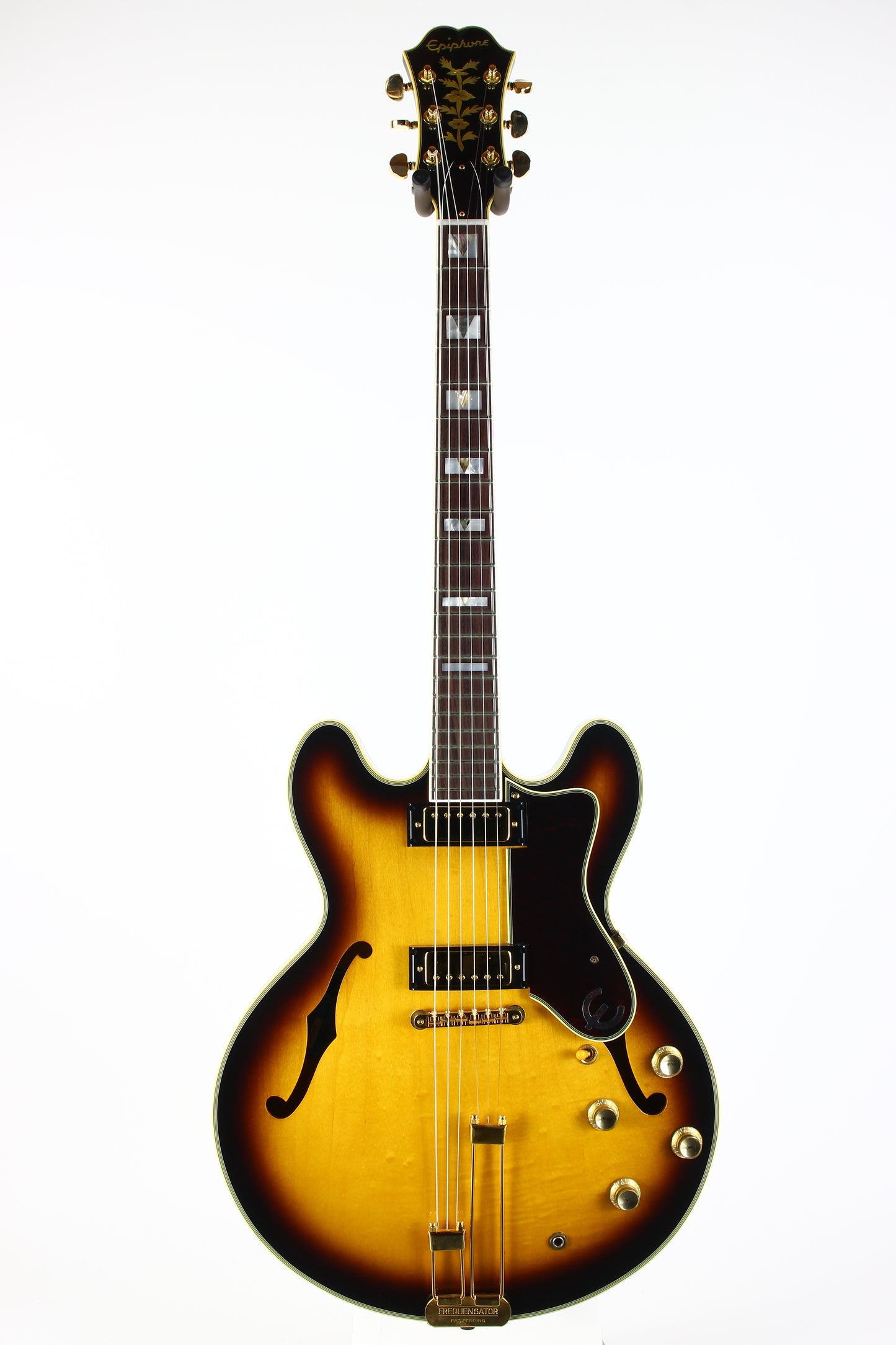 2004 Epiphone USA '64 Sheraton John Lee Hooker Japan Elitist Sunburst Boogie Man NITRO FINISH!