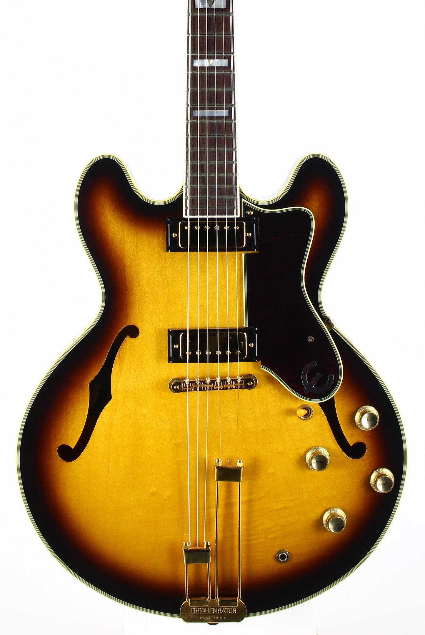 2004 Epiphone USA '64 Sheraton John Lee Hooker Japan Elitist Sunburst Boogie Man NITRO FINISH!