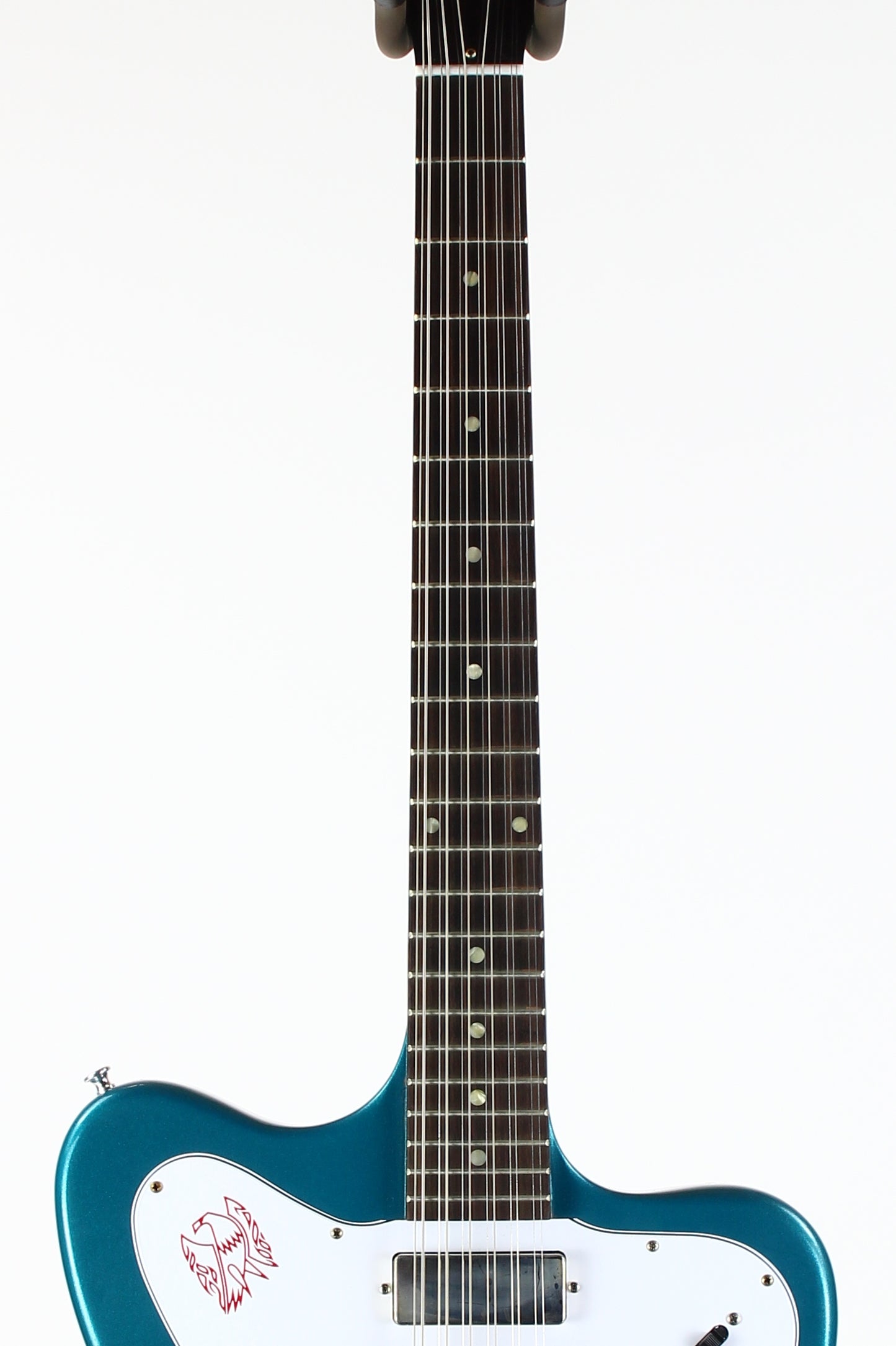 Gibson Custom Shop 1965 Non-Reverse Firebird V 12-String Reissue Electric Guitar Aqua Mist VOS