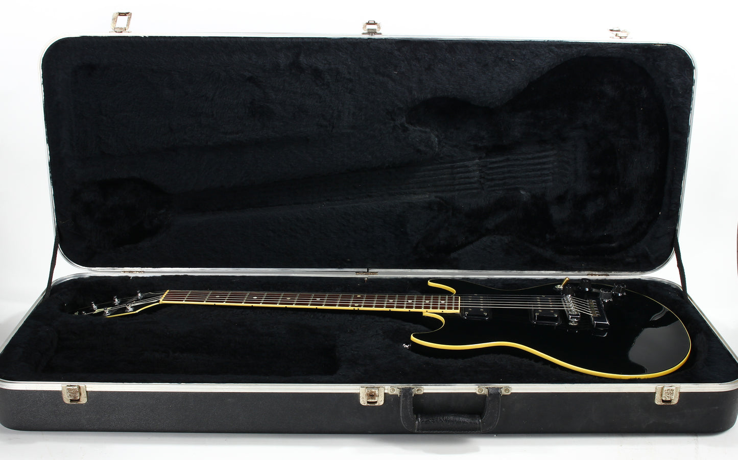 1984 Fender Japan Master Series Flame Standard Vintage Neck-Through! - MIJ, Black, Original Case, esprit, ultra, robben ford