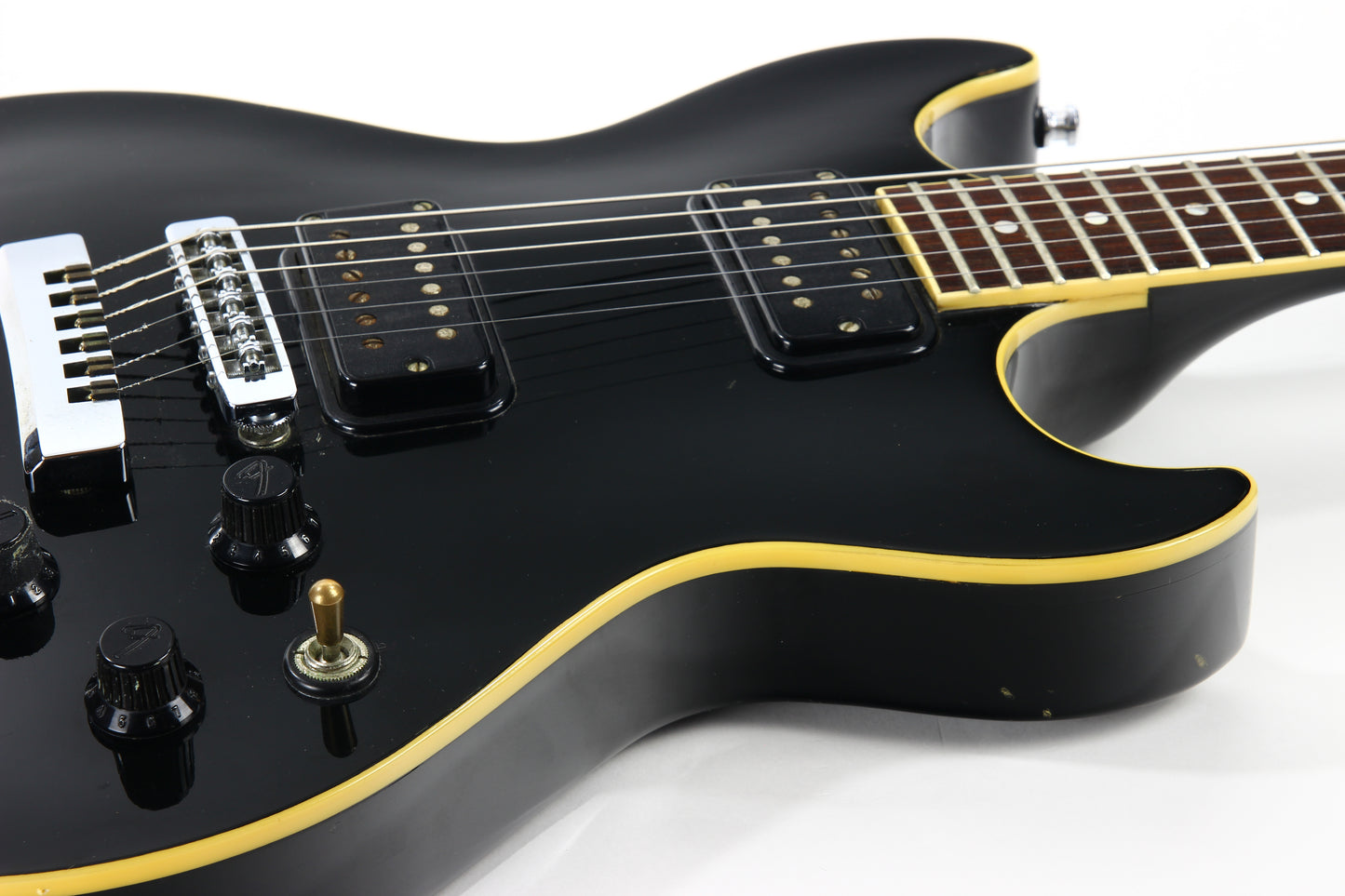 1984 Fender Japan Master Series Flame Standard Vintage Neck-Through! - MIJ, Black, Original Case, esprit, ultra, robben ford