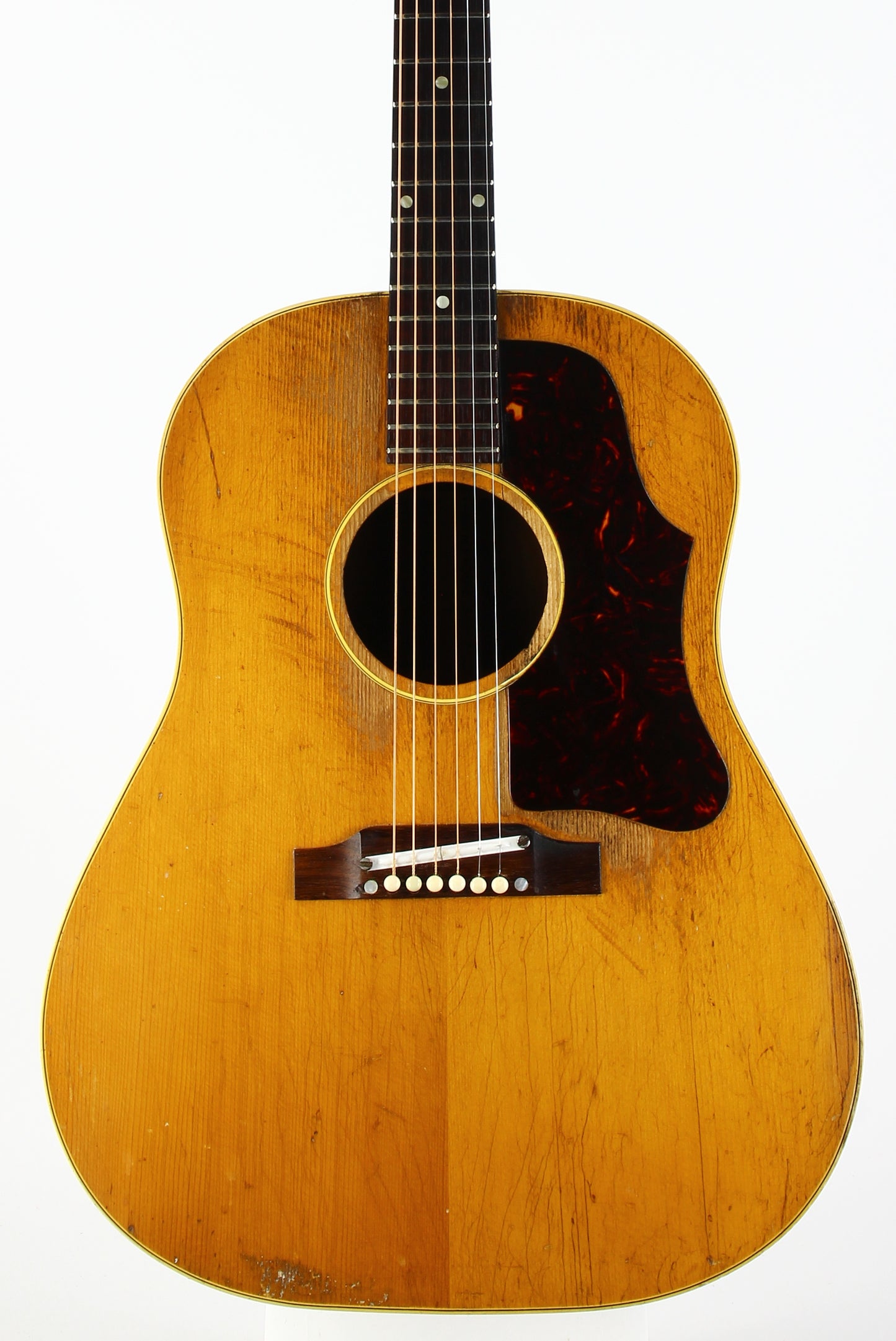 1961 Gibson J-50 Natural Vintage Acoustic Flat Top Dreadnought Guitar