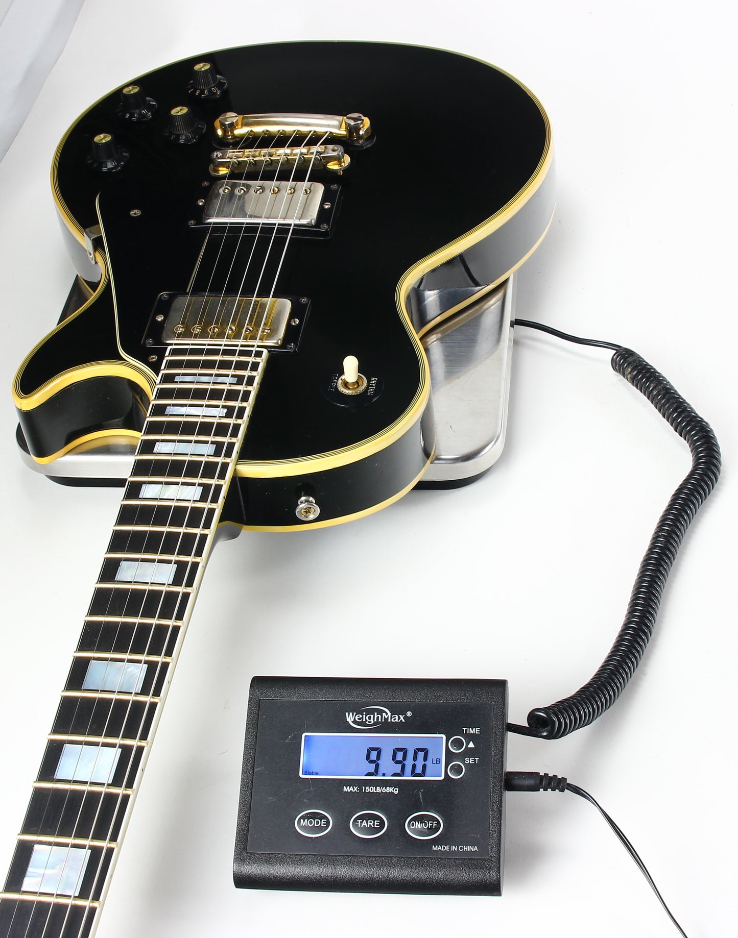 1973 Gibson Les Paul Custom Black Beauty w Original Case CLEAN VINTAGE GUITAR!