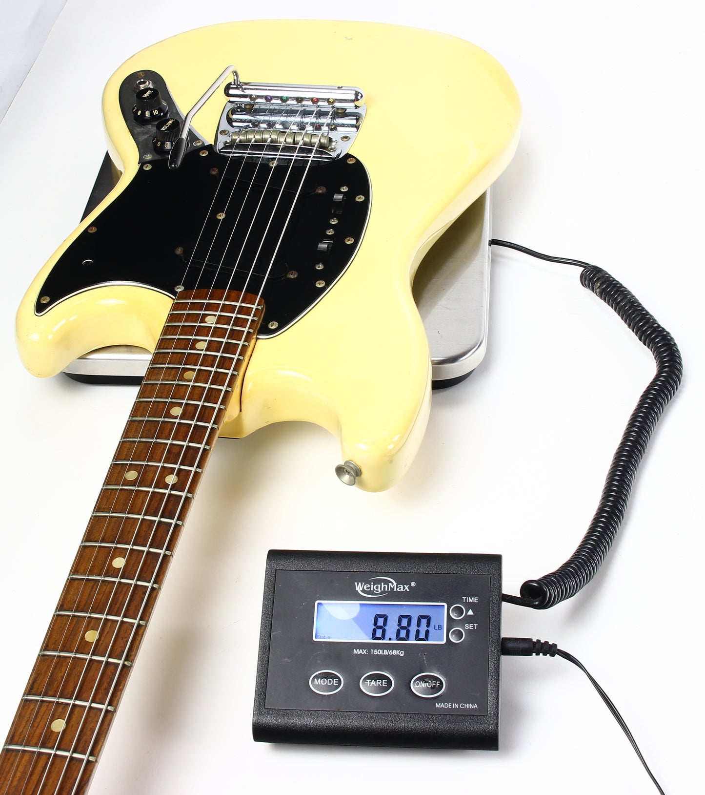 1978 Fender Mustang Olympic White w Original Hard Case, Player Grade