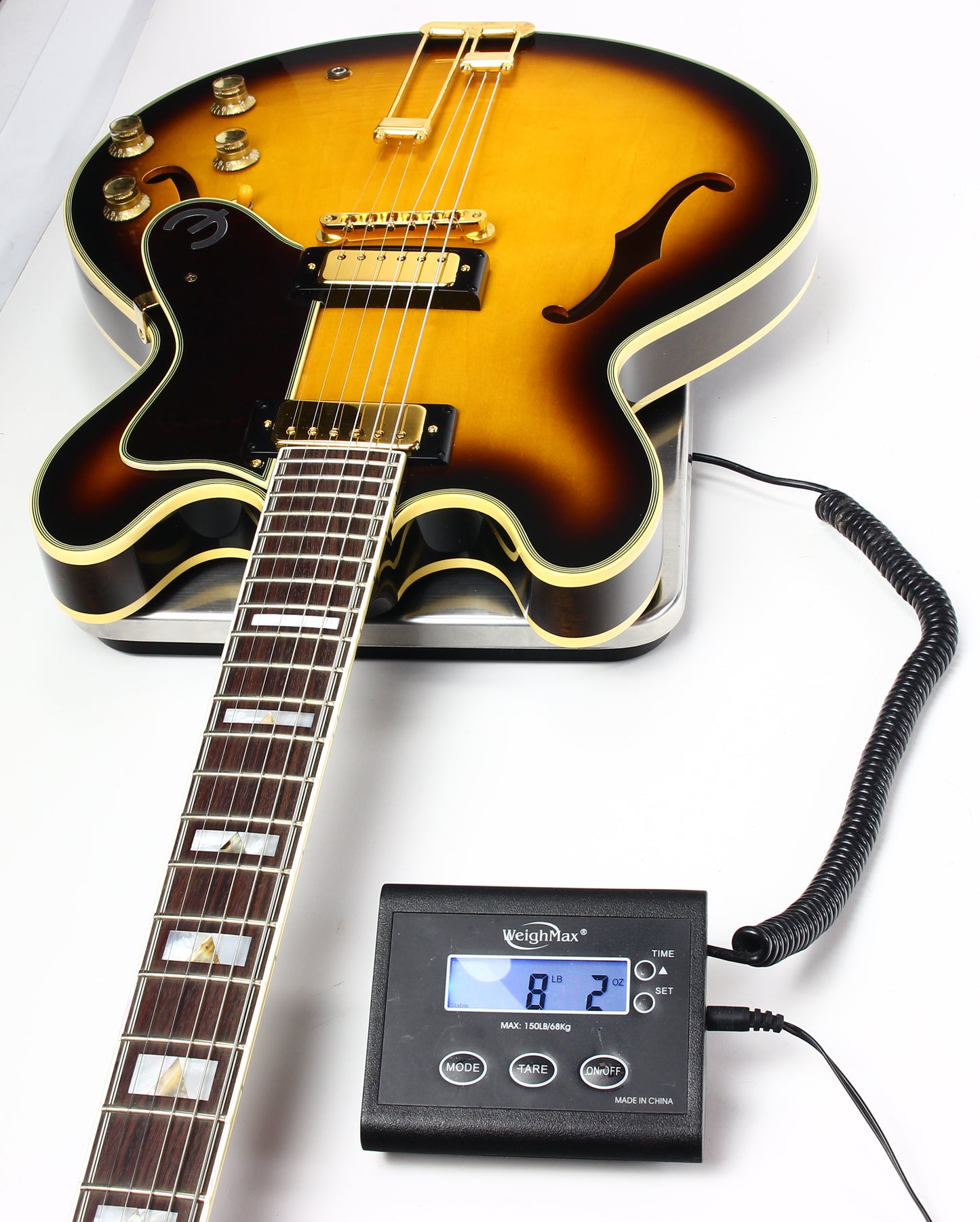 2004 Epiphone USA '64 Sheraton John Lee Hooker Japan Elitist Sunburst Boogie Man NITRO FINISH!