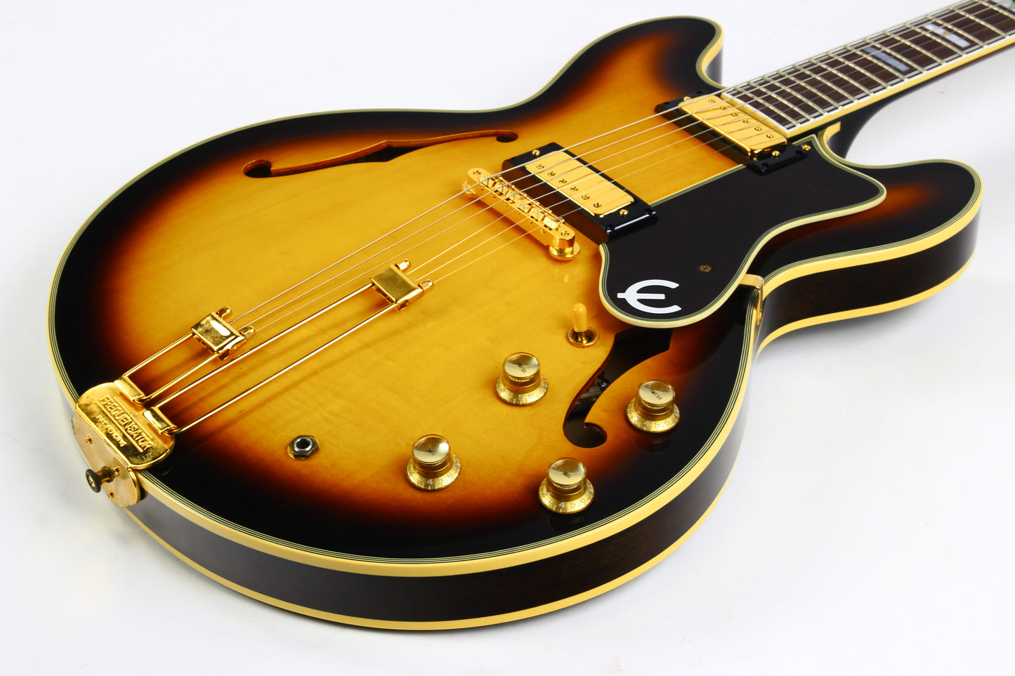 2004 Epiphone USA '64 Sheraton John Lee Hooker Japan Elitist Sunburst Boogie Man NITRO FINISH!