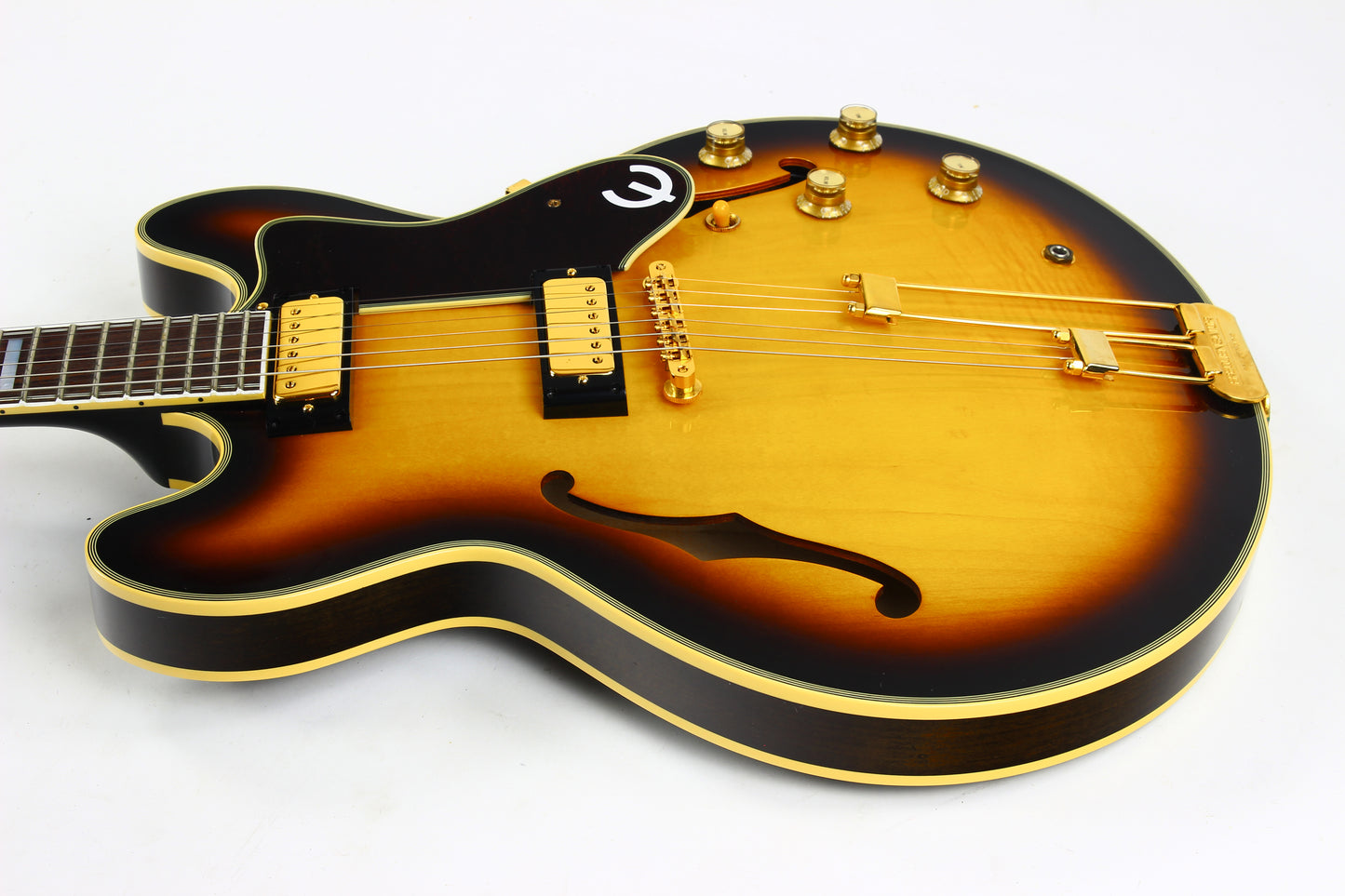 2004 Epiphone USA '64 Sheraton John Lee Hooker Japan Elitist Sunburst Boogie Man NITRO FINISH!