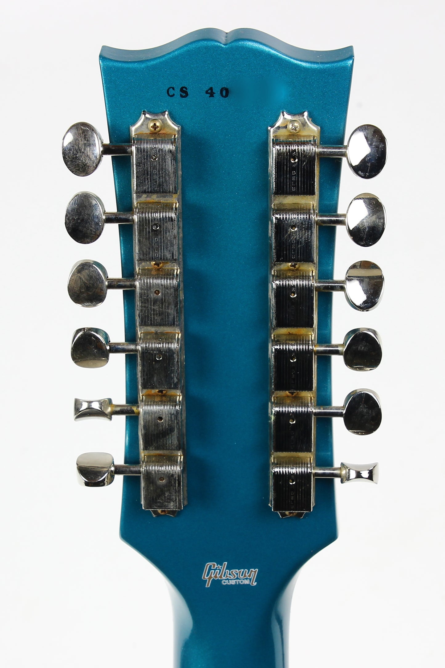Gibson Custom Shop 1965 Non-Reverse Firebird V 12-String Reissue Electric Guitar Aqua Mist VOS