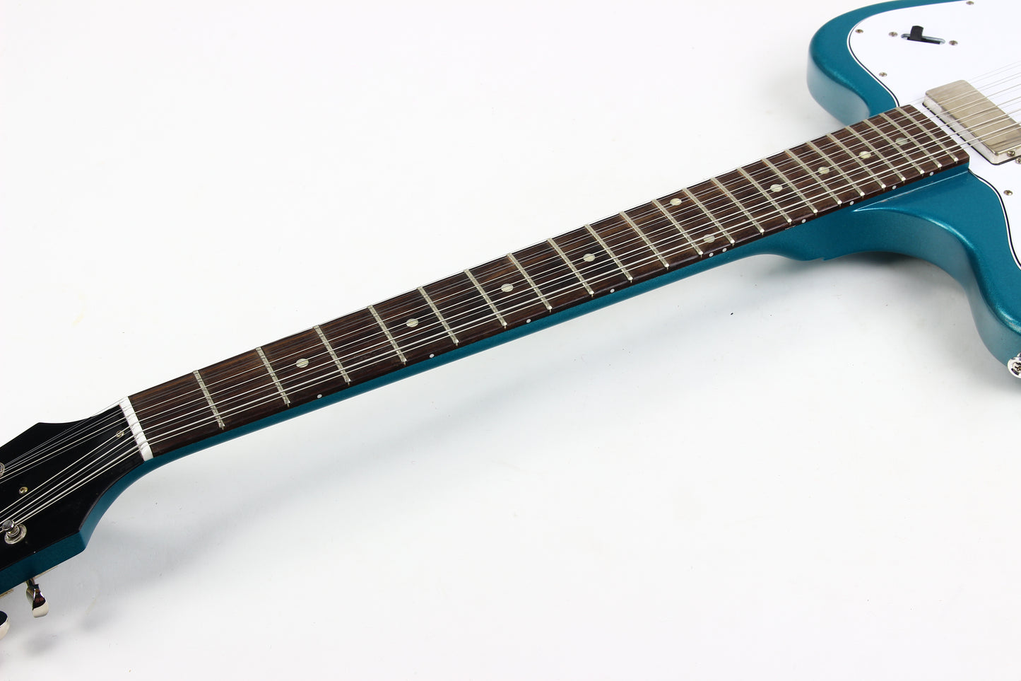 Gibson Custom Shop 1965 Non-Reverse Firebird V 12-String Reissue Electric Guitar Aqua Mist VOS