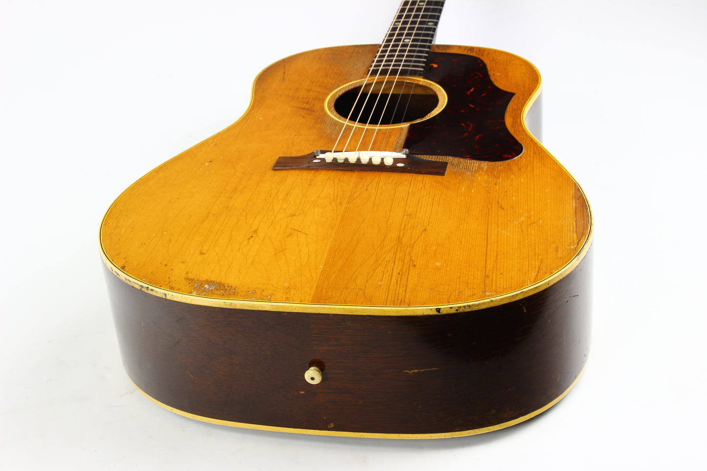 1961 Gibson J-50 Natural Vintage Acoustic Flat Top Dreadnought Guitar