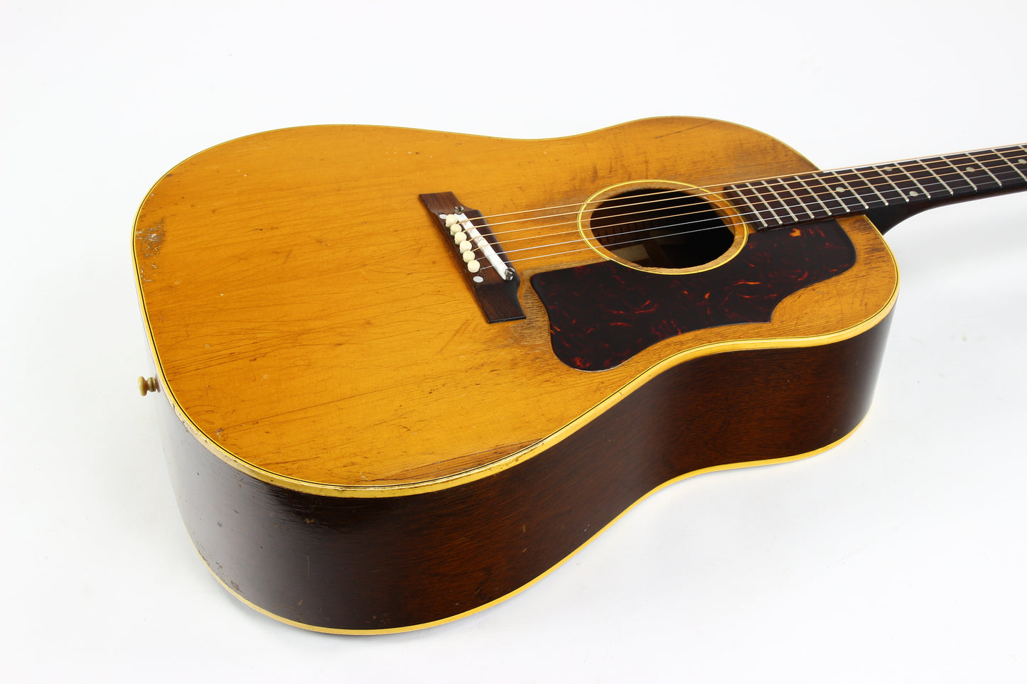 1961 Gibson J-50 Natural Vintage Acoustic Flat Top Dreadnought Guitar