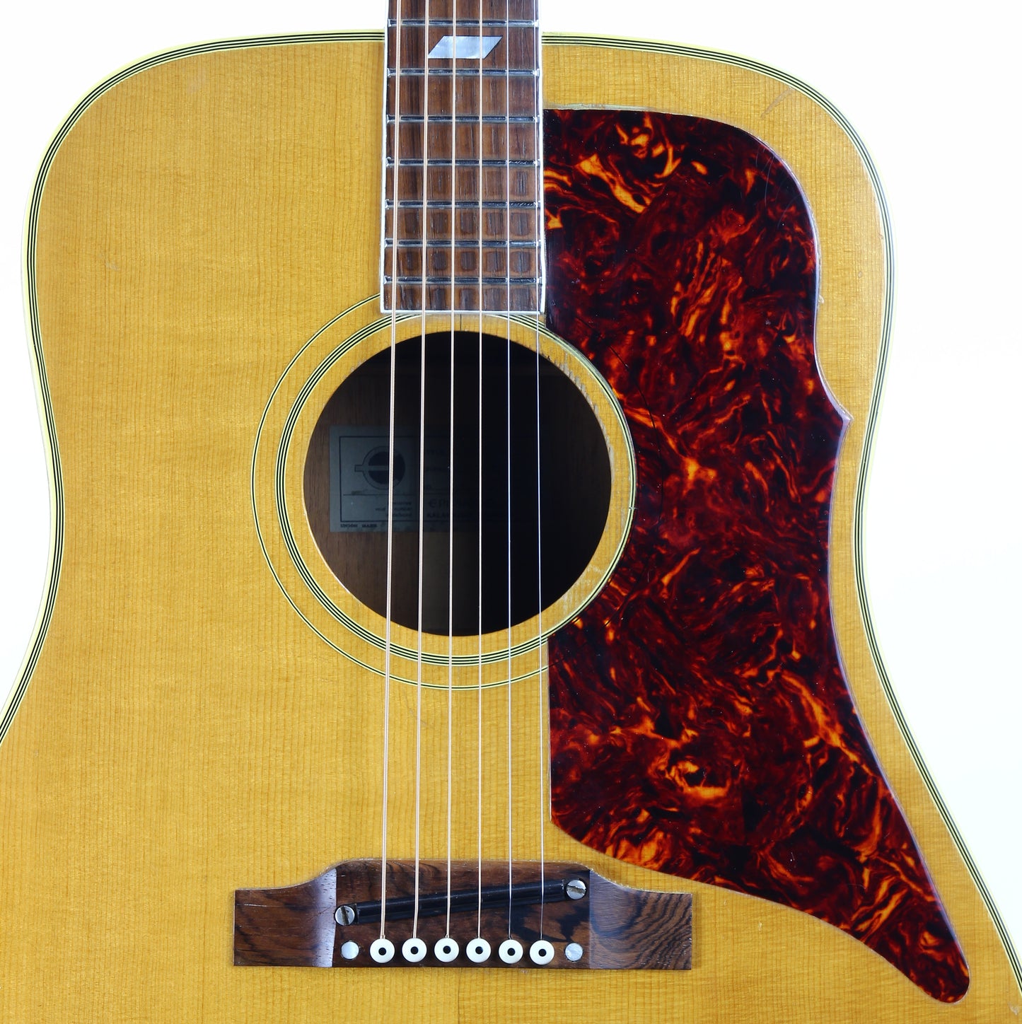 VINTAGE 1964 Epiphone FT90 El Dorado Acoustic Flattop Guitar - 25.5" Scale, Gibson Kalamazoo, Hummingbird, Dove type, Frontier