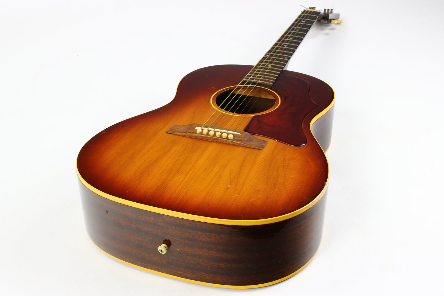 1965 Gibson LG-1 Sunburst WIDE NUT Small Body Guitar Project, Needs Reset!