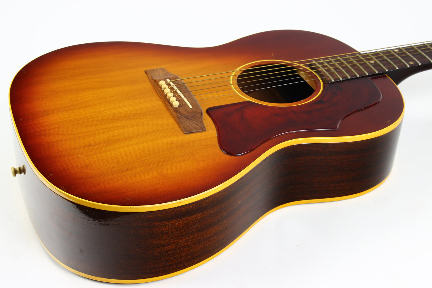 1965 Gibson LG-1 Sunburst WIDE NUT Small Body Guitar Project, Needs Reset!
