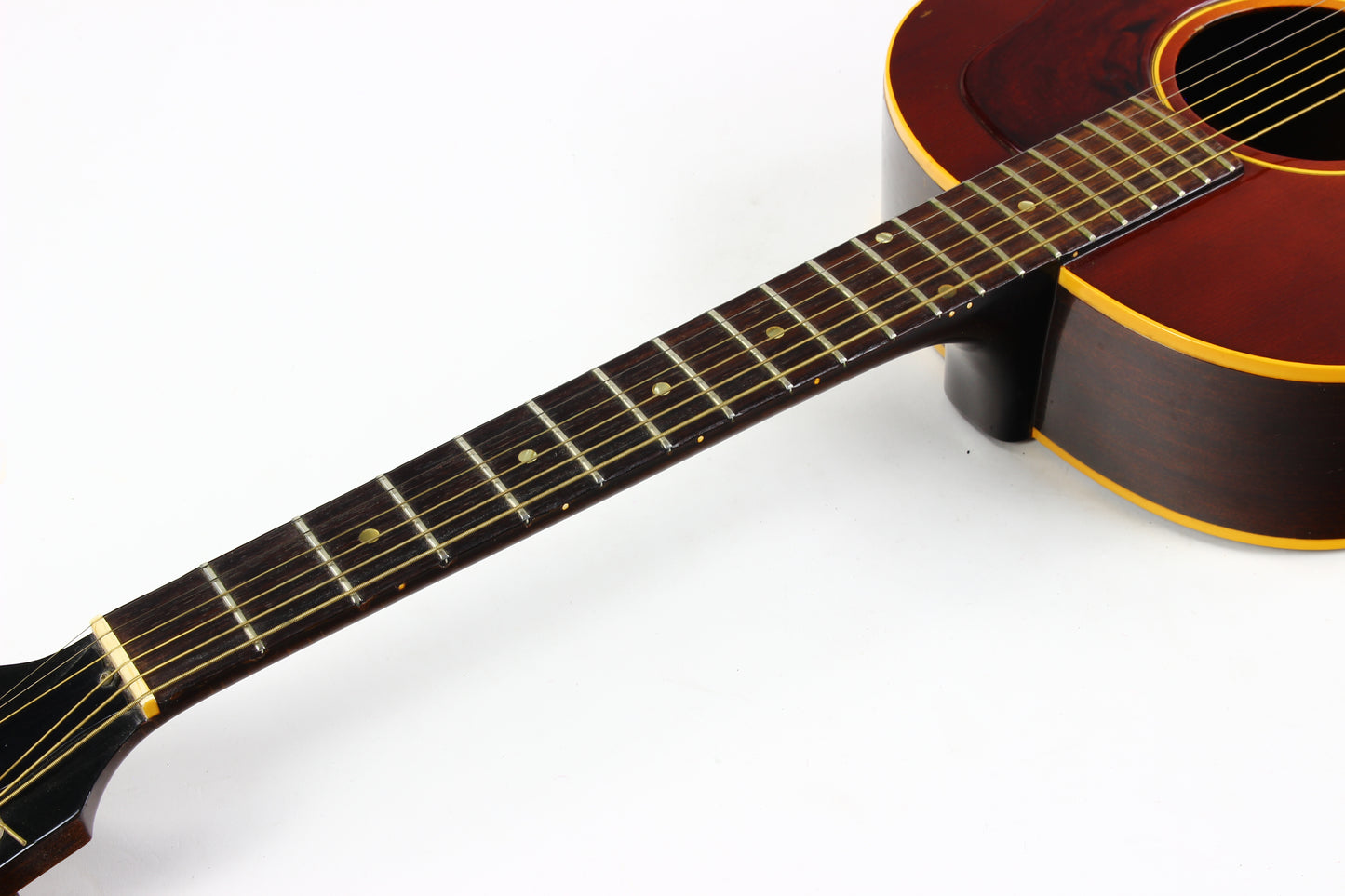 1965 Gibson LG-1 Sunburst WIDE NUT Small Body Guitar Project, Needs Reset!