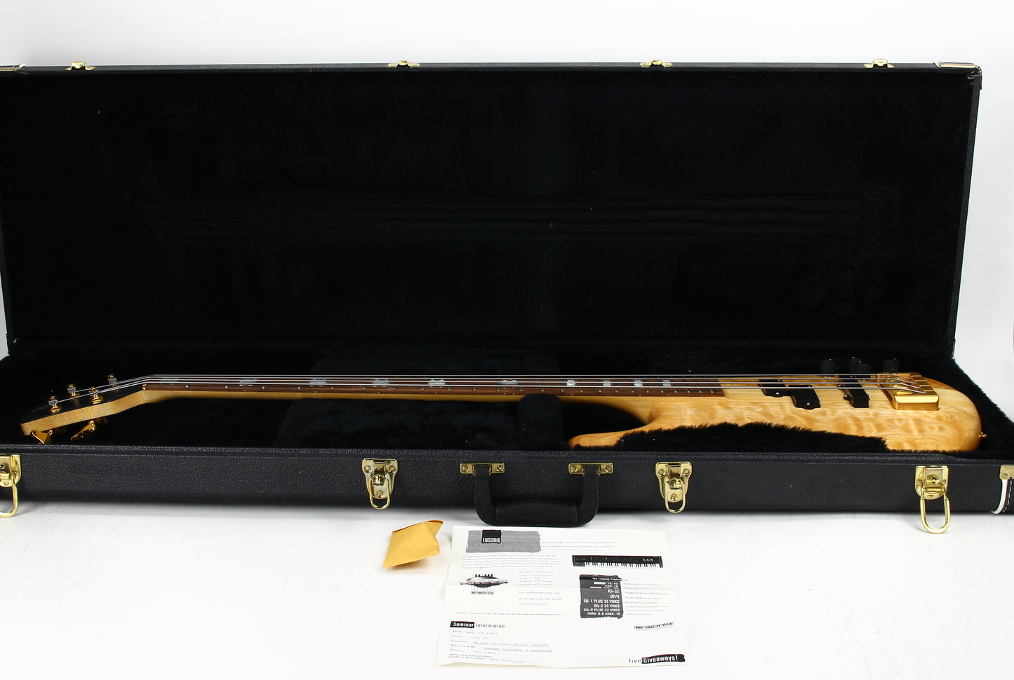UNPLAYED! 1993 USA Stuart Spector Designs NS-4 Bass - SSD WOODSTOCK ERA, Neck-Through!